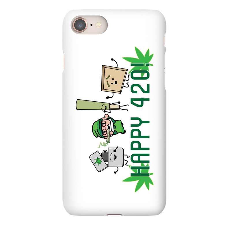 Baked Elf Happy 420 iPhone Cases