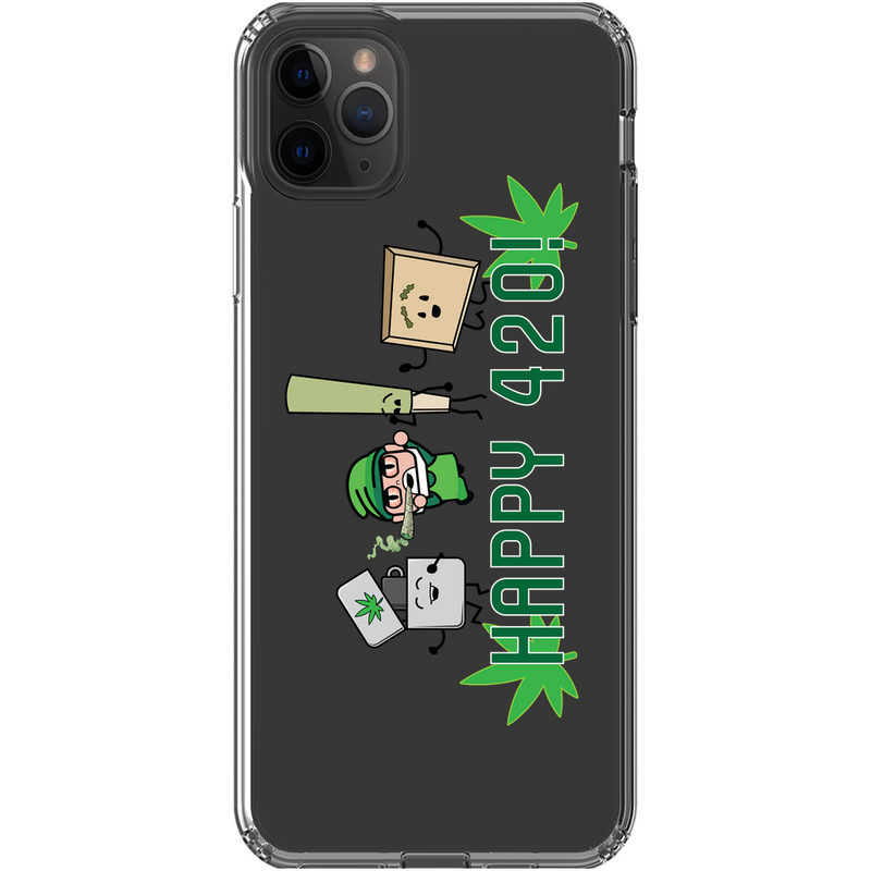 Baked Elf Happy 420 iPhone Cases