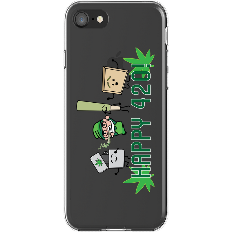 Baked Elf Happy 420 iPhone Cases