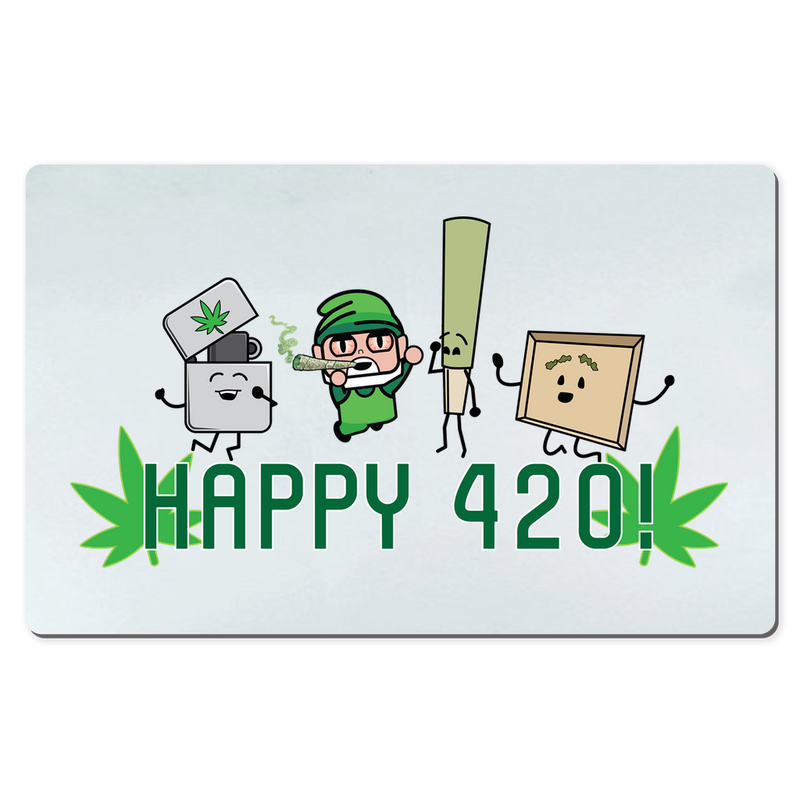 Baked Elf Happy 420 Desk Mats