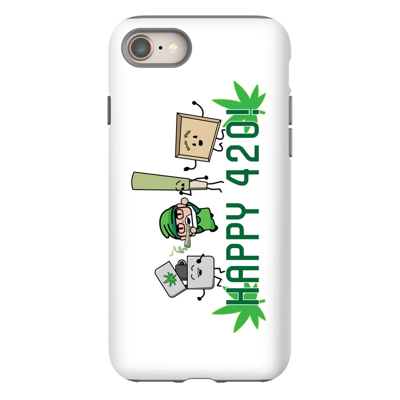 Baked Elf Happy 420 iPhone Cases