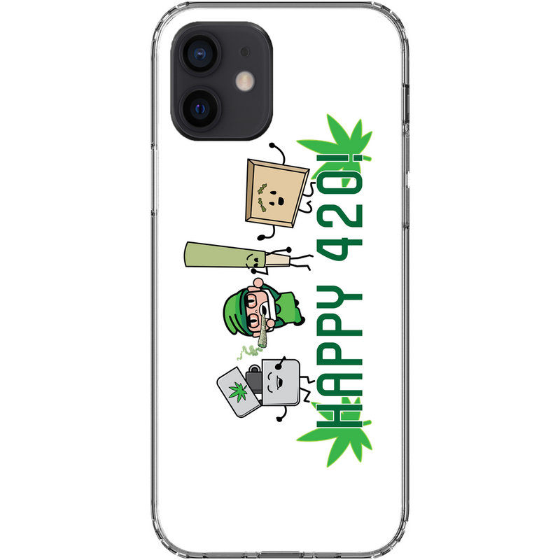 Baked Elf Happy 420 iPhone Cases