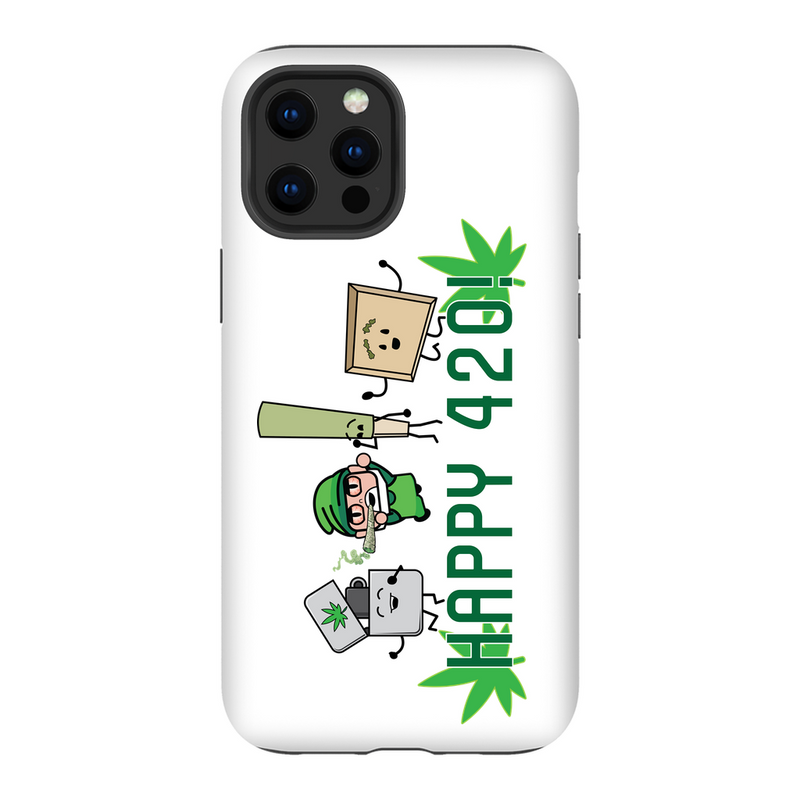 Baked Elf Happy 420 iPhone Cases