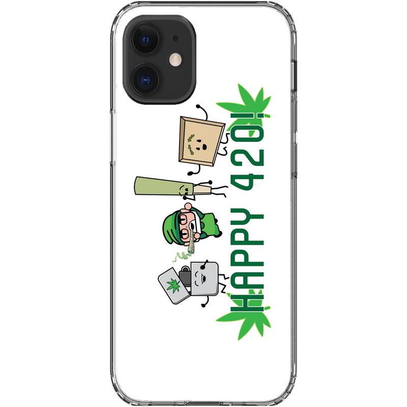 Baked Elf Happy 420 iPhone Cases