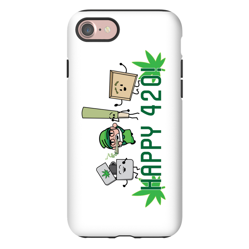 Baked Elf Happy 420 iPhone Cases