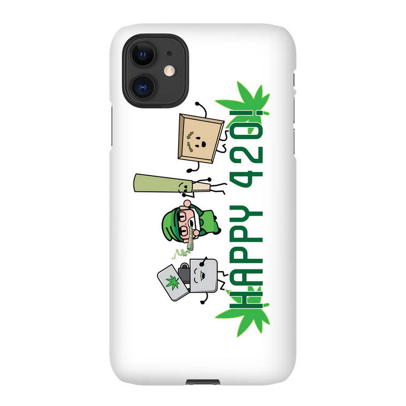 Baked Elf Happy 420 iPhone Cases