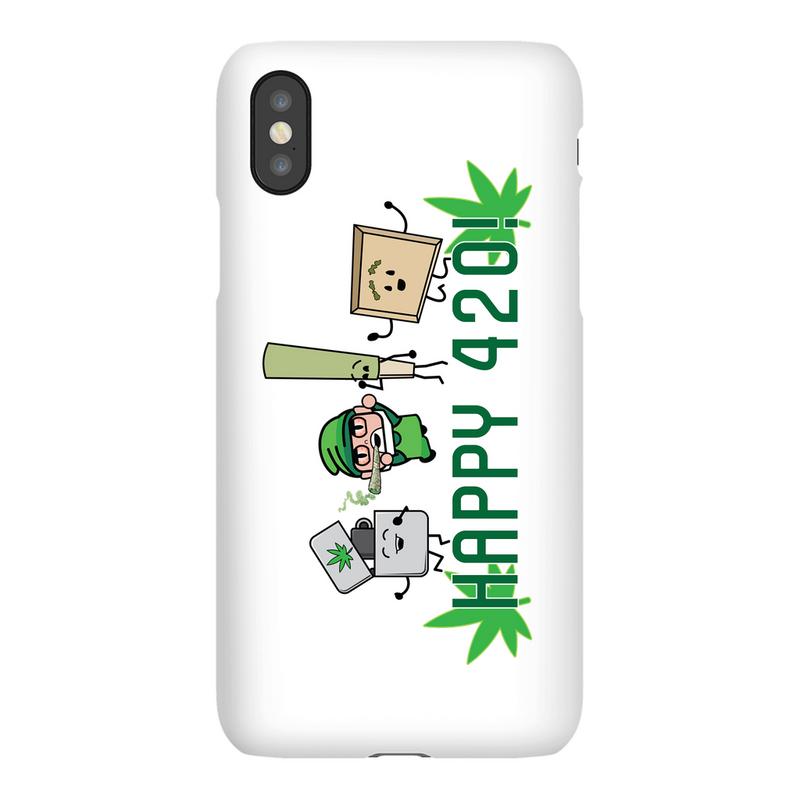 Baked Elf Happy 420 iPhone Cases