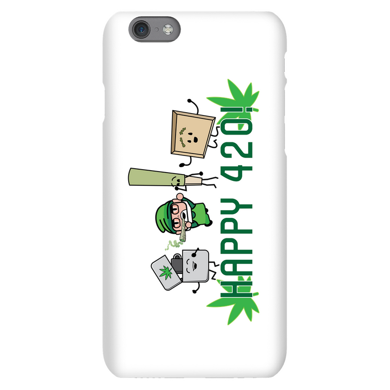 Baked Elf Happy 420 iPhone Cases