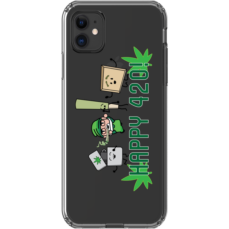 Baked Elf Happy 420 iPhone Cases