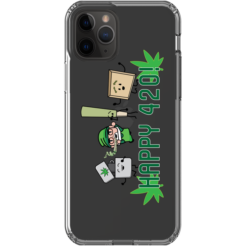 Baked Elf Happy 420 iPhone Cases