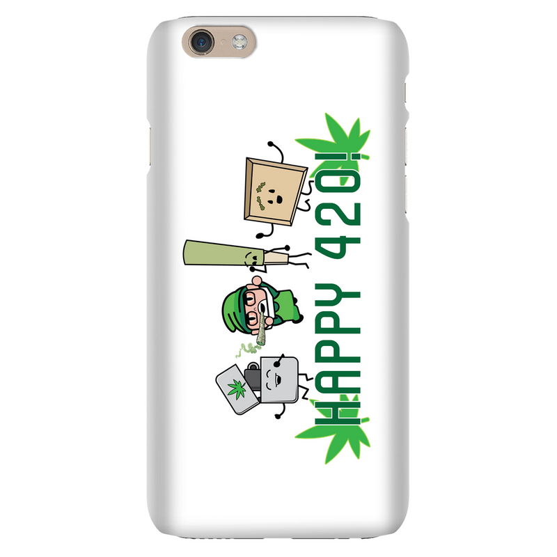 Baked Elf Happy 420 iPhone Cases