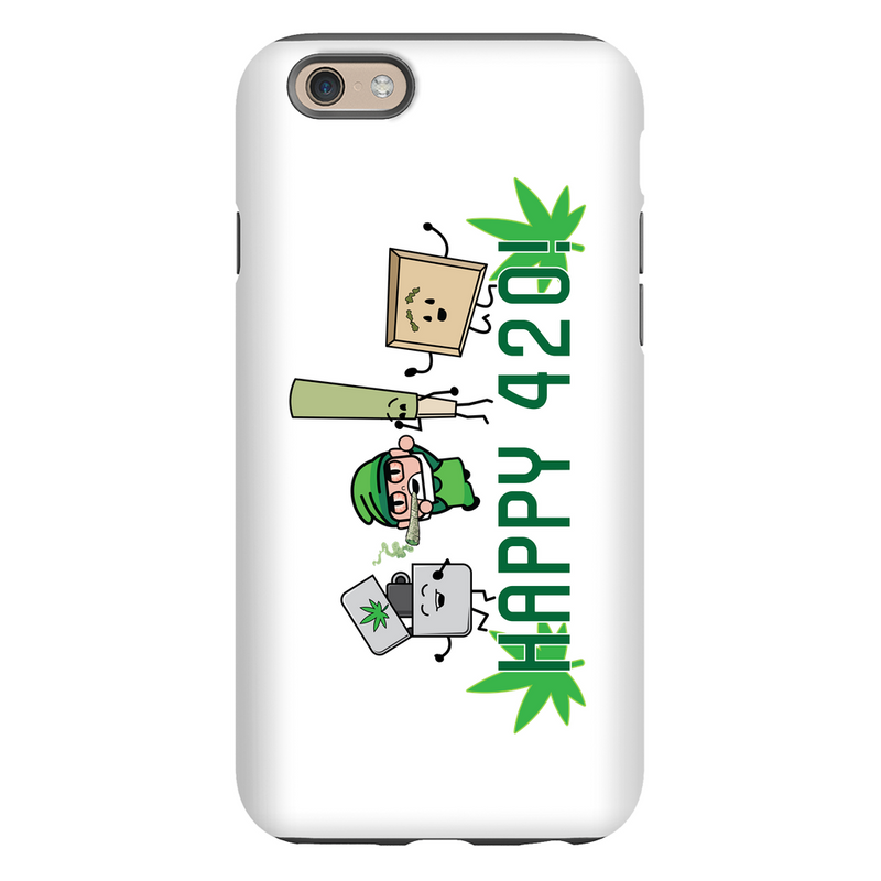 Baked Elf Happy 420 iPhone Cases