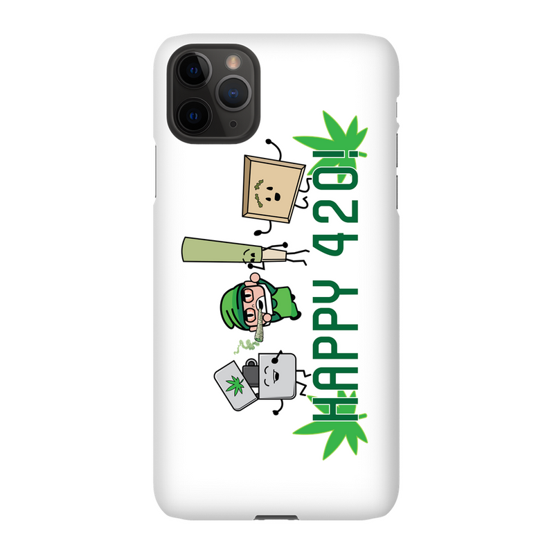 Baked Elf Happy 420 iPhone Cases