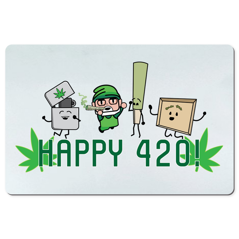 Baked Elf Happy 420 Desk Mats