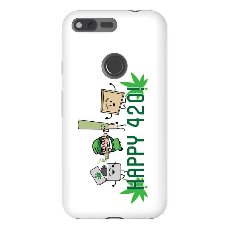 Baked Elf Happy 420 Google Pixel Phone Cases