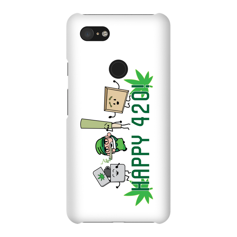Baked Elf Happy 420 Google Pixel Phone Cases