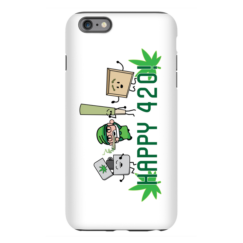 Baked Elf Happy 420 iPhone Cases