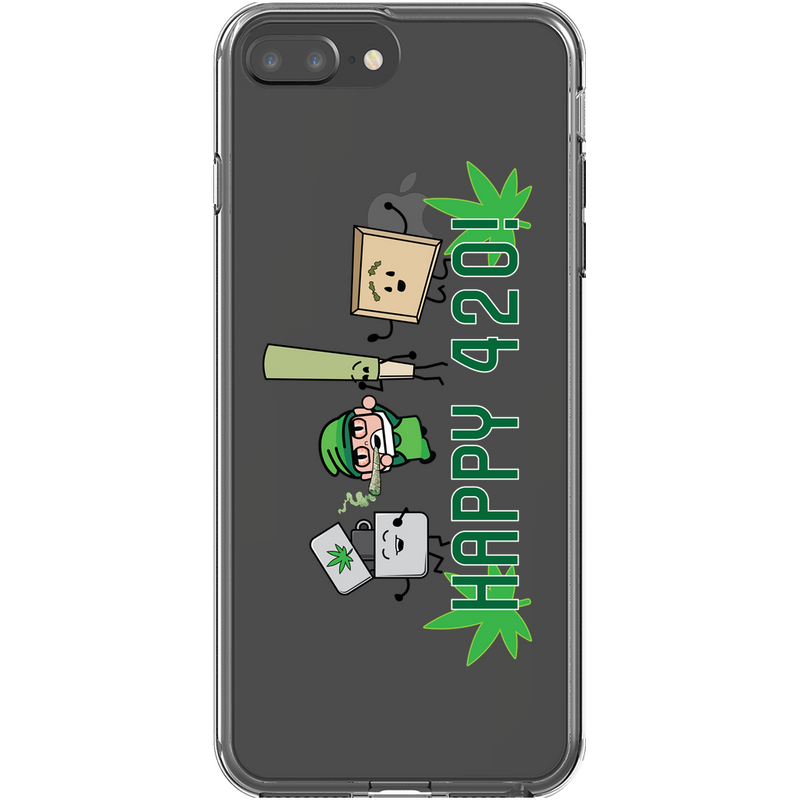 Baked Elf Happy 420 iPhone Cases