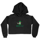 Baked Elf Signature Cropped Fleece Hoodie