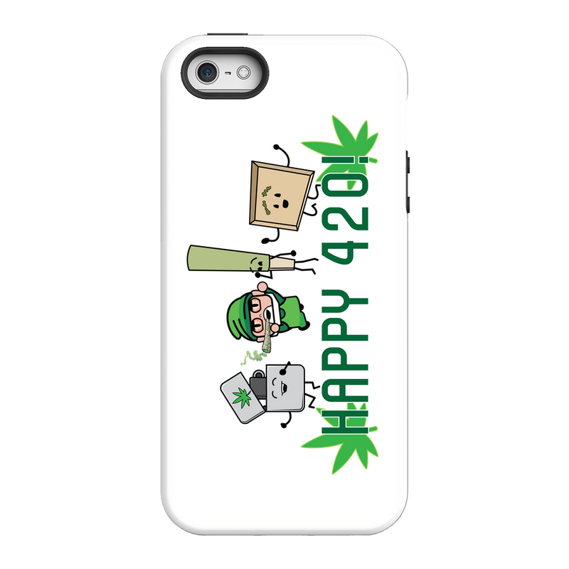 Baked Elf Happy 420 iPhone Cases